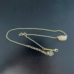 Kendra Scott Elisa necklace rose quartz